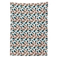 thumbnail image 2 of Contemporary Tablecloth, Pineapples with Colorful Triangles Hipster and Geometric Tropical Fruit Design, Rectangle Satin Table Cover for Dining Room and Kitchen, 60" X 84", Multicolor, by Ambesonne, 2 of 2