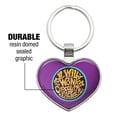 thumbnail image 3 of Willy Wonka and the Chocolate Factory Logo Keychain Heart Love Metal Key Chain Ring, 3 of 8