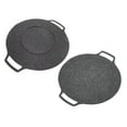 thumbnail image 4 of Plaque de BBQ Coréenne, Poêle à Teppanyaki Ronde Antiadhésive pour Cuisinière Extérieure à Gaz 30 cm, 4 of 8
