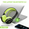 thumbnail image 4 of Seenda Kids Bluetooth Headphones for Girls Boys, Wired & Wireless Headphones for Kids with Microphone, 85/94dB Safe Volume, Colorful LED Light, 35Hrs Playtime, Back to School Gifts for Kids, 4 of 9