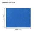 thumbnail image 2 of Purpurina EVA Espuma Hojas Unique Bargains Azul Auto Adhesivo 11.8x7.8 Pulgadas 2mm Paquete de 2, 2 of 6