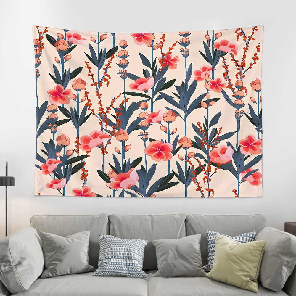 Wall Tapestries Aesthetic Plant Tapestry Waterproof for Wall