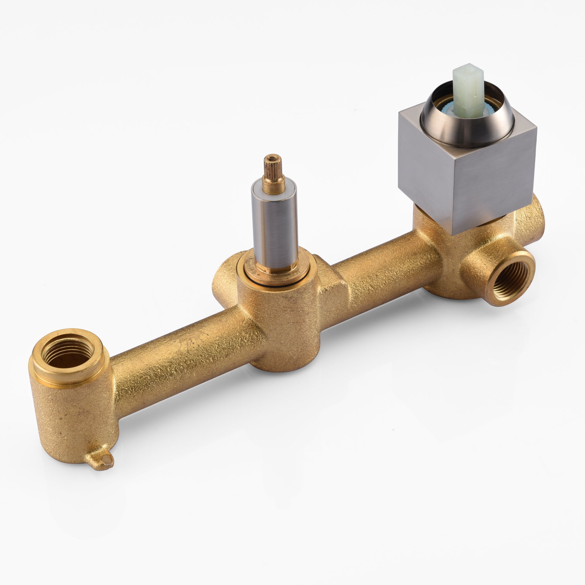 Sumerain Wall Mount Tub Filler Brushed Nickel with Waterfall Tub Spout and Handheld Shower, High Flow