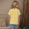 thumbnail image 4 of Spazoro Toddler Girls T-shirts, Crewneck Printed Summer Casual Short Sleeve Tops Tee White Size 3 T, 4 of 7