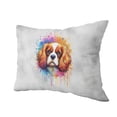 thumbnail image 2 of Watercolor Drip Cavalier King Charles Spaniel Pop Art Colorful Portrait Artwork Pillow Cushion Double Sided Dog Lover Gifts Throw Pillow - 01009, 2 of 4