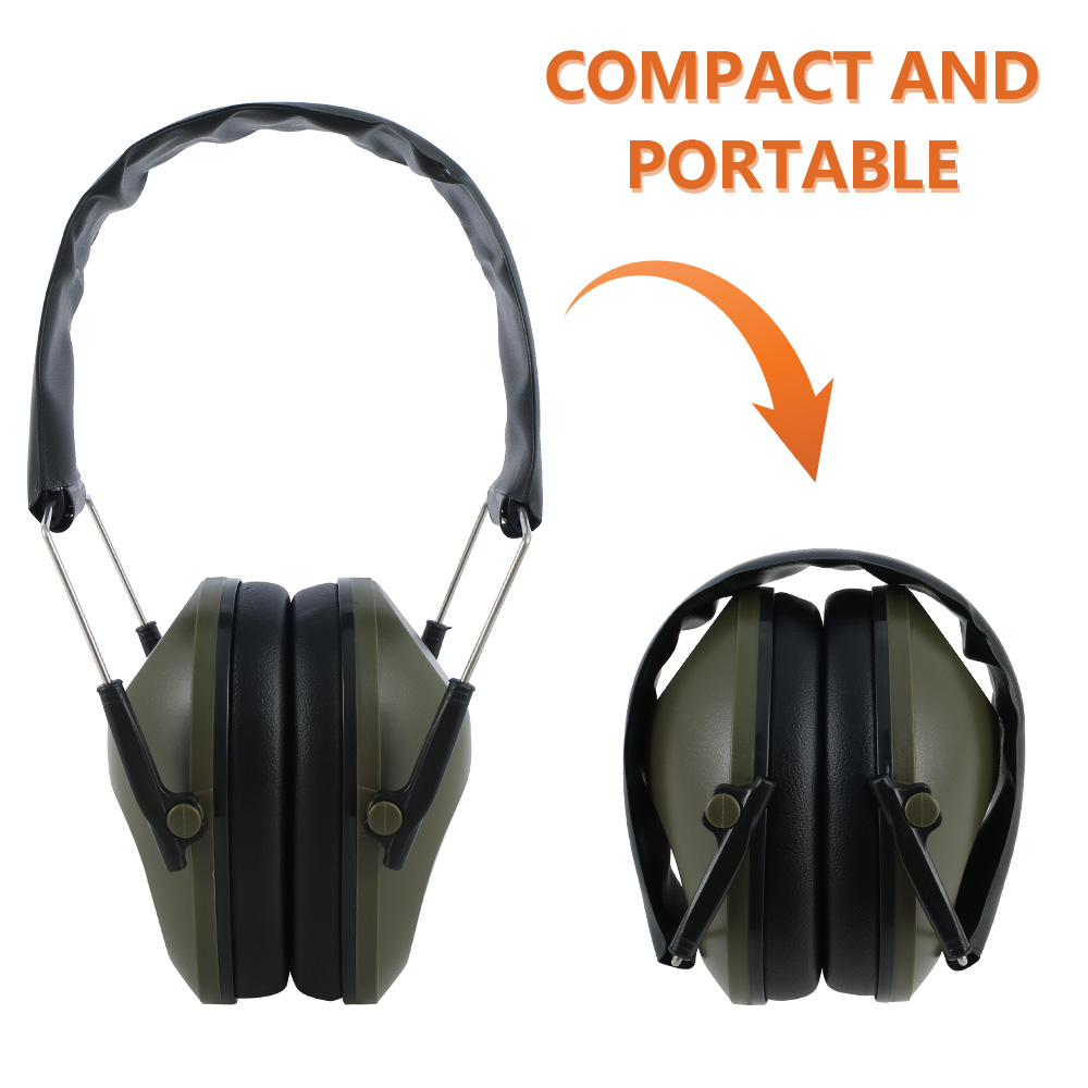 Shooting Hunting Earmuff Ear Protection Defenders Noise Reduction Safety  Ear Muffs Hearing Protection Adjustable Hear Protector