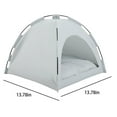 thumbnail image 2 of kcavykas Foldable Pet Tent – Portable Outdoor Pet Kennel Shelter, Waterproof and Breathable Design, Great for Camping, Travel, Backyard & Indoor Use Gray, 2 of 2