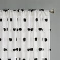 thumbnail image 4 of Home Essence Apartment Ashley Pom Pom Embellished Window Panel, 4 of 5