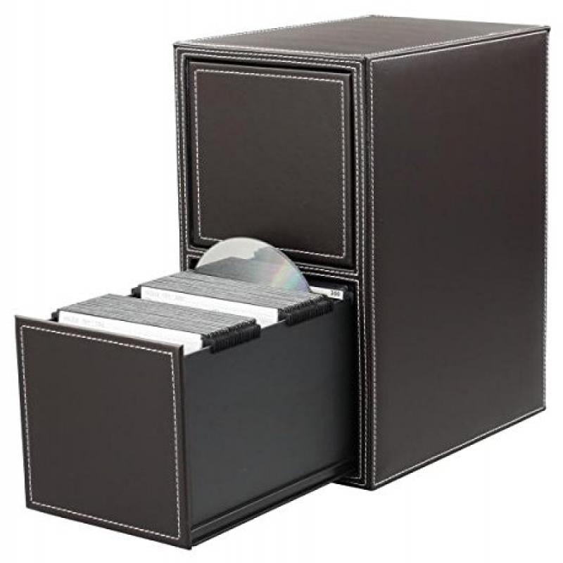 Hipce One Touch 200 CD/DVD Filing (Dark Brown)