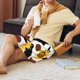 thumbnail image 5 of Fotbe Sunflower Cow Pantalones Cortos de Pijama para Hombre, Ropa de Dormir, Pantalones de Pijama Cortos para Hombre-Large, 5 of 6
