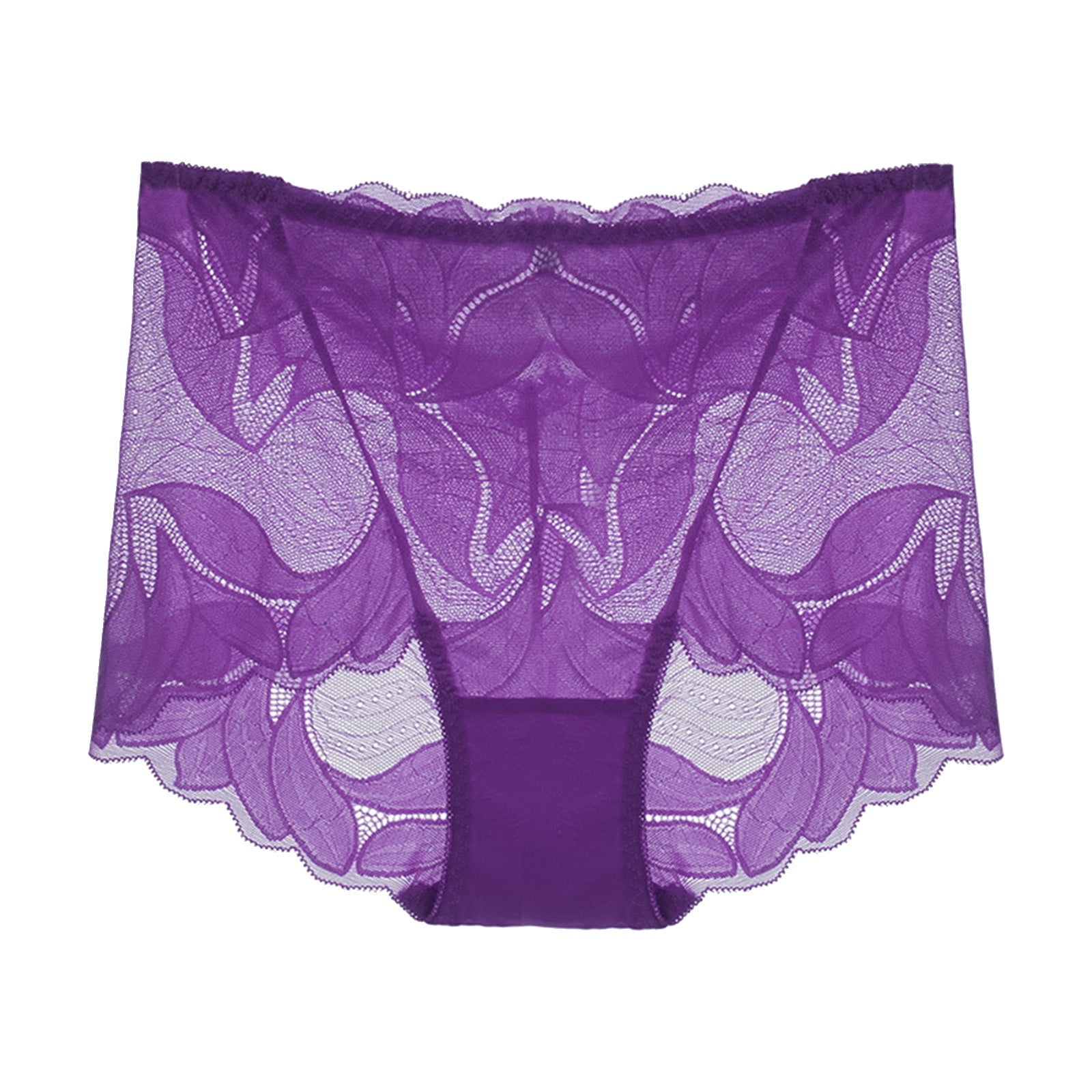 KBKYBUYZ Ladies Silk Lace Handmade Underwear,Mid-raist Hollow
