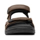 thumbnail image 2 of Sandalia Con Velcro Flexi para Hombre Estilo 411001 Chocolate, 2 of 5