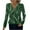 Green, variant on ShiShine 3/4 Sleeve Tops for Women 2025 Fall Henley Neck Shirts Elbow Sleeve Tshirts