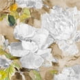 thumbnail image 3 of Loreth, Lanie 20x20 Black Modern Framed Museum Art Print Titled - White Modern Peonies II, 3 of 5
