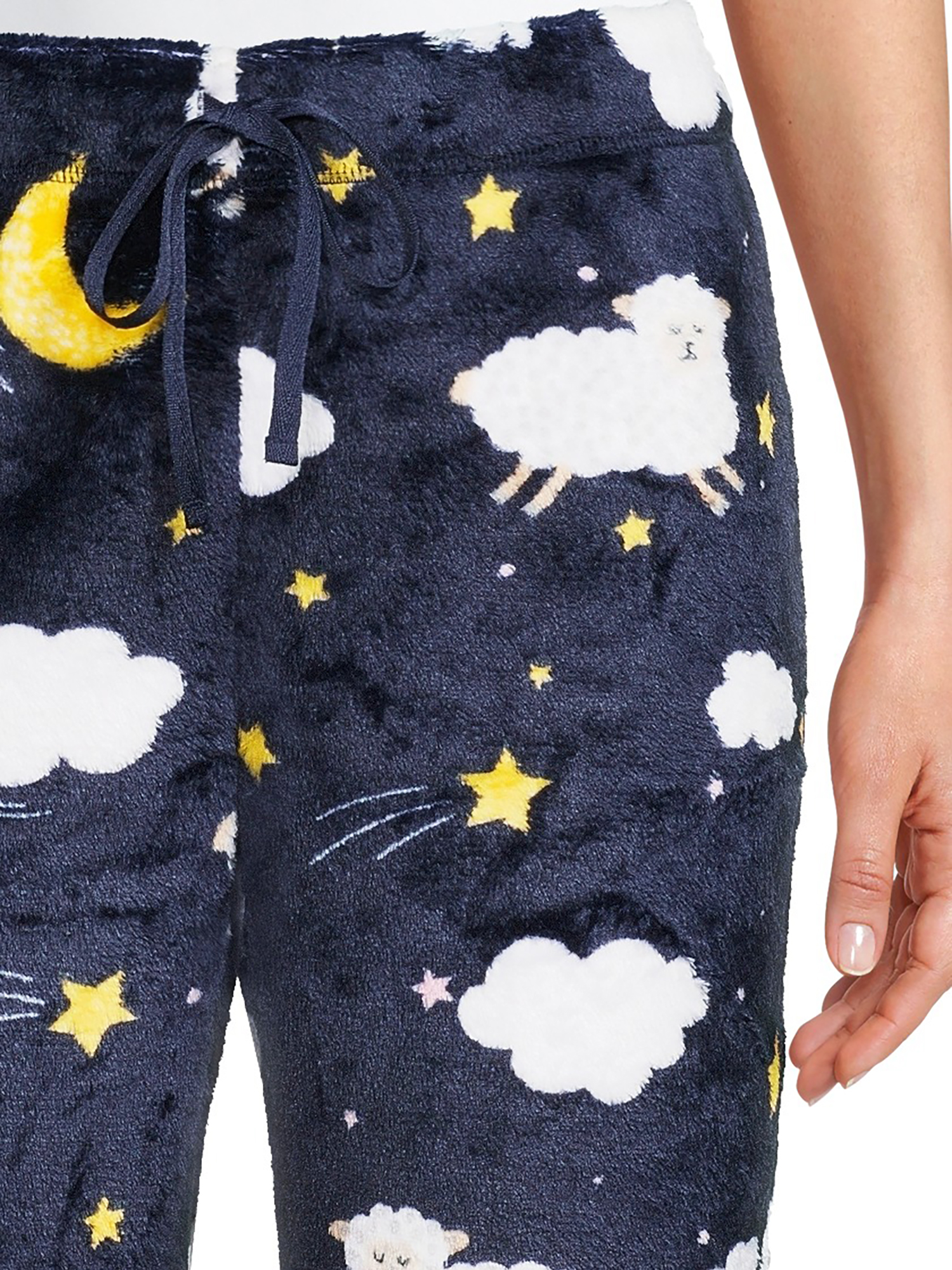 Secret Treasures Women's and Women's Plus Plush Cuffed Pajama Pants - image 5 of 5