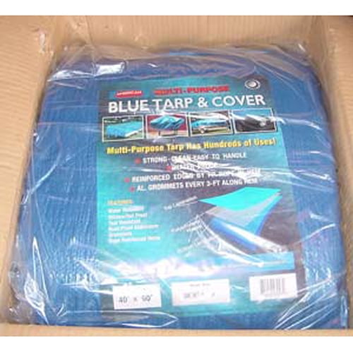 NEW SEACHOICE TARP BLUE VINYL 8' X 20' SCP 97035B
