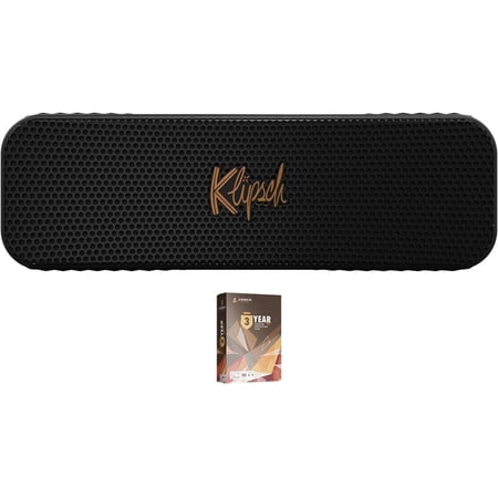 Klipsch KLIPSCH-DETROIT Portable Bluetooth Speaker with Full Range Audio and a 3 Year Amber Protection Plan (2023)