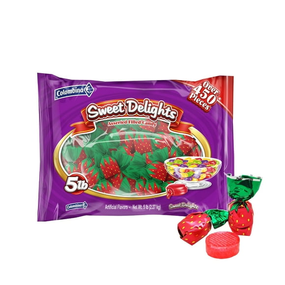 Strawberry Hard Candy Soft Center