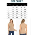 thumbnail image 3 of FITVALEN Women's Mock Turtleneck Tank Tops Sleeveless Stretch Slim Fit Top Base Layer Shirt, 3 of 7