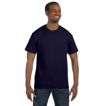 Gildan G500 Adult Heavy Cotton T-Shirt, Navy, XL, Pack Of 3, Mens T-Shirts