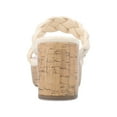 thumbnail image 3 of Journee Womens Kyaa Braided Strap Platform Sandals, 3 of 9