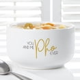 thumbnail image 2 of Personalization Mall 14 oz. Soup Puns Bowl, You & Me Pho-ever, 2 of 2