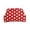 Red, variant on Polka Dot Makeup Bag Knitted Cosmetic Pouch Large Capacity Zipper Travel Toiletry Organizer For Women Daily Vanity Storage Household Beauty Supplies(Red-11."× 7.48")