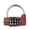Red, variant on 4 Digit Combination Lock Antitheft Safely Code Lock Travel Luggage Padlock
