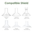 thumbnail image 6 of Maymom MyFit 17mm Shield & Shield Converter Compatible with Zomee pump body, NCVI Connector, Babybuddha Detachable Pump body; Not Original Zomee Pump Parts; 2pc, 6 of 7