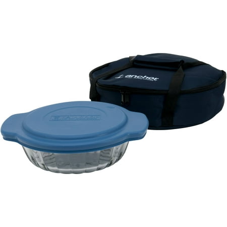 DDI 1458140 Anchor Oven Basics Glass Container & Insulated Tote Case Of 2