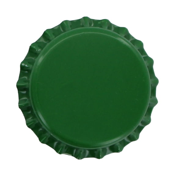 Crown Caps - Green - Gross Package (144 Pack)