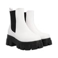 thumbnail image 1 of Bota Combat Suela Gruesa Track Para Mujer Blanco Con Resorte Platonia TERESA-02-BLANCO, 1 of 5