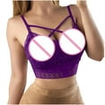 thumbnail image 6 of Summer Savings 2024! TAGOLD Plus Size Bras for Womens,Women's Bra, Women's Lace Beauty Back Tube Top Wrap Chest Bottoming Vest Hollow Bra, 6 of 6