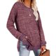 thumbnail image 5 of Women Comfortable Blouse, Round Neck Long Sleeve Blouse Soft For Shopping For Female For Travel ANGGREK Otros, 5 of 6