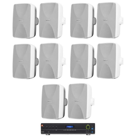 JBL VMA1240 Commercial/Restaurant Bluetooth Mixer/Amplifier+(10) Wall Speakers
