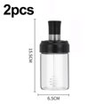 thumbnail image 2 of Sauce Jar Transparent Glass Combinat Spoon With Lid Canisters Storing Ing S Salt, 2 of 4
