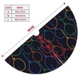 thumbnail image 5 of Kll 48" Christmas Tree Skirt Colorful Balloons Xmas Tree Skirts Mat For New Year Xmas Holiday Party Indoor Outdoor Home Decoration, 5 of 9