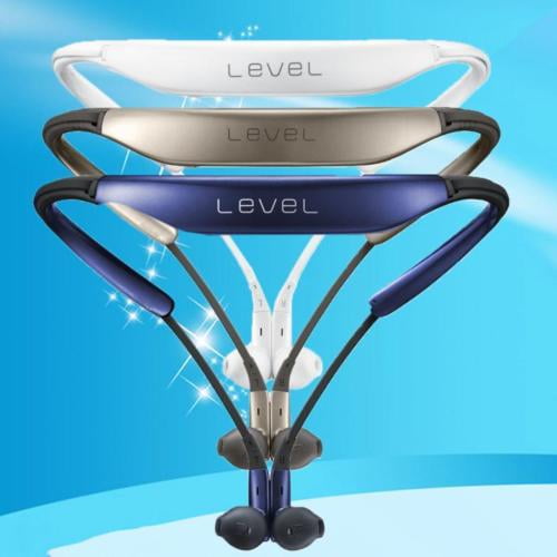Level U Bluetooth Wireless In-ear Headphones Stero Neck Headset Mic for Samsung/ Apple/Acer/Sony/All Bluetooth Enabled Phones-Black