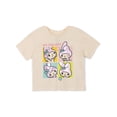 thumbnail image 4 of Hello Kitty Toddler Girls' 3-Pack Short Sleeve T-Shirts My Melody Pink Multi, 4 of 6