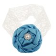 thumbnail image 4 of Venda De Flor Del Bebé Venda Del Elástico De Juguetes de Juegos de SM SunniMix Diadema de flores de encaje elástico, 4 of 8