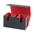 thumbnail image 1 of Esquirla Card Deck Box Container Card Holder for TCG Baseball Card 100+ Sleeved Cards Red, 1 of 8