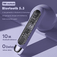 thumbnail image 6 of True Wireless Earbuds Purple Bluetooth 5.3 with Microphone for Working Out Noise Canceling Blue Tooth Ear Buds Deep Bass TWS Wireless Earphones with Charging Case in Ear Headphone for iPhone Android, 6 of 7