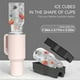 thumbnail image 4 of 2pcs Cylinder Ice Cube Tray Professional Easy Release Large Capacity Hollow Silicone Cylinder Ice Cube Tray with Lids for Drinks Black, 4 of 5