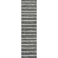 thumbnail image 3 of JONATHAN Y SANTA MONICA 2 x 8 Runner Rug, Colonia Berber Stripe - Black/Ivory, SMB125E-28, 3 of 8