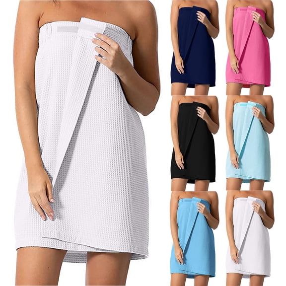 Women'S Spa Wrap Towel with Adjustable Body Closure for Poolside Lounging and Post-Bath Comfort Soft Absorbent Fabric for Women and Ladies At Home Or Resort AKLJWH