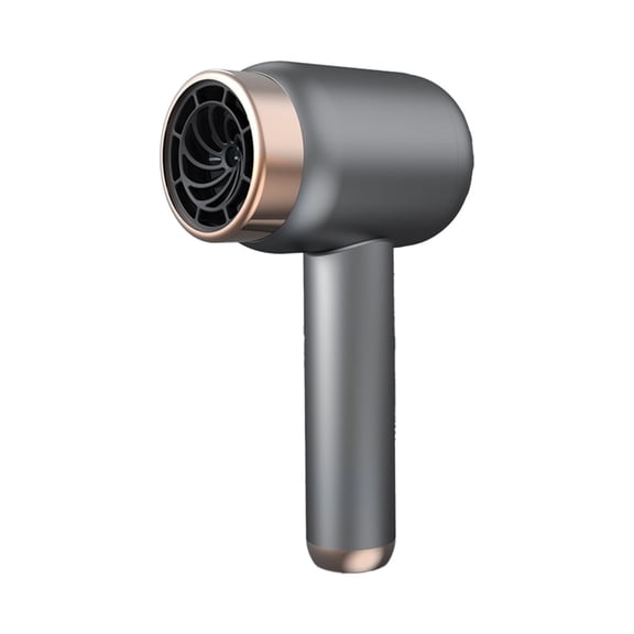 Grey Portable Wireless Hair Dryer With Rechargeable Battery And 3 Speeds For Outdoor Use Compact Blow Dryer For Dorm And Travel