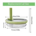 thumbnail image 2 of 40 oz Tumbler Flip Straw Lid Replacement fit for Stanley Quencher, 2 of 3