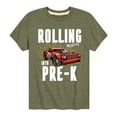 thumbnail image 3 of Hot Wheels - Rolling Into Pre K - Youth Short Sleeve Graphic T-Shirt, 3 of 5