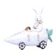 thumbnail image 2 of Adorno de resina de conejo de PascuaCarrot Carrot • Figurita de sobremesa • Naranja blanco 6,3x7,87x3,15 in • Decoración de mesa, centro de mesa con repisa, regalo, 2 of 6