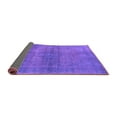 thumbnail image 2 of Ahgly Company Indoor Round Oriental Purple Industrial Area Rugs, 7' Round, 2 of 4